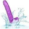 Gode violet Calexotics 20,3 cm avec base ventouse et matière TPR réaliste