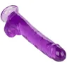 Gode violet CALEXOTICS Size Queen 25,5 cm avec ventouse, compatible harnais, imperméable pour stimulation profonde