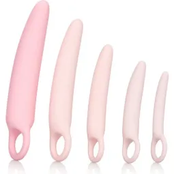 Ensemble de 5 dilatateurs vaginaux en silicone Calexotics Inspire avec boucle ergonomique