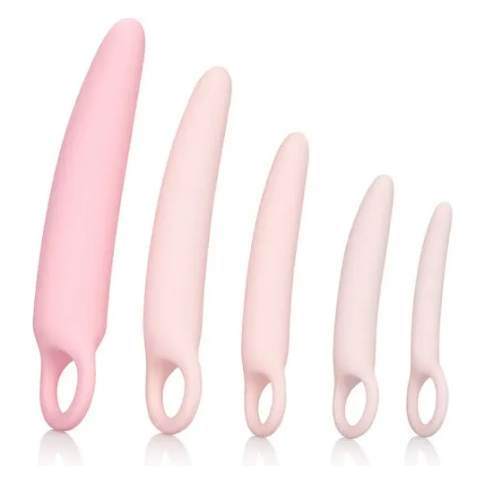 Ensemble de 5 dilatateurs vaginaux en silicone Calexotics Inspire avec boucle ergonomique