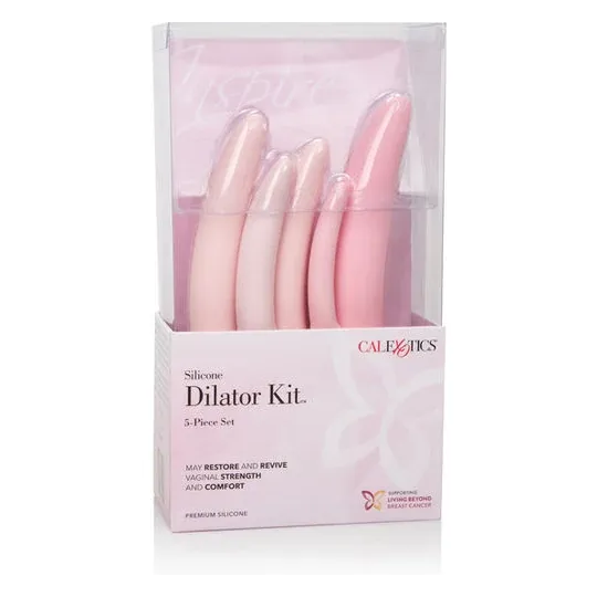 Ensemble de 5 dilatateurs vaginaux en silicone Calexotics Inspire avec boucle ergonomique