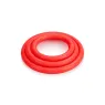 CALEXOTICS red silicone cock rings set of three sizes for stronger erections
