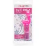 Stimulateur papillon Calexotics Kiss Papillon Kiss Rose, TPR rose, courbe point G et zone texturée clitoris