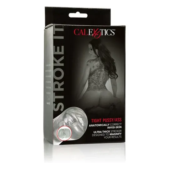 Masturbatore maschile testurato Calexotics Stroke It effetto ventosa PureSkin colore pelle