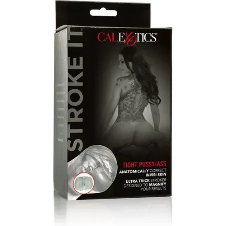 Masturbatore maschile testurato Calexotics Stroke It effetto ventosa PureSkin colore pelle