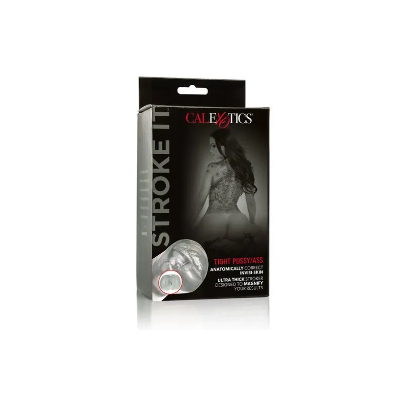 Masturbateur masculin texturé PureSkin effet ventouse Calexotics Stroke It couleur chair réaliste
