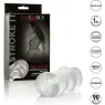 Calexotics Stroke It texturierte Taschenmuschi mit Saugwirkung aus PureSkin in hautfarben