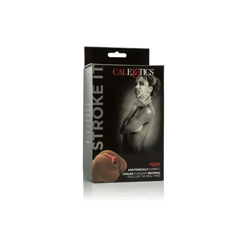 Texturierter Masturbator CALEXOTICS aus PureSkin hautfarben, 450g, enge Öffnung für Saugwirkung