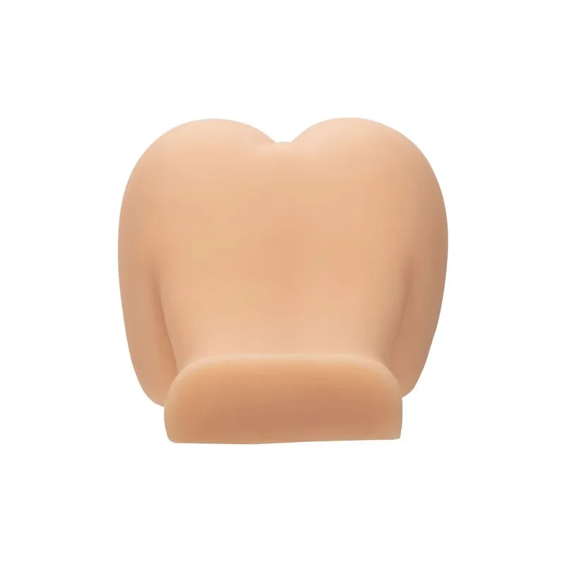 Masturbatore doppia entrata realistico CALEXOTICS Pure Skin colore carne vista frontale