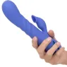 Vibratore e stimolatore a suzione LA LOVE blu Calexotics con movimento va-e-vieni e aspirazione per clitoride