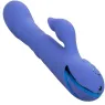Vibratore e stimolatore a suzione LA LOVE blu Calexotics con movimento va-e-vieni e aspirazione per clitoride