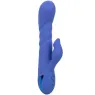 Vibratore e stimolatore a suzione LA LOVE blu Calexotics con movimento va-e-vieni e aspirazione per clitoride