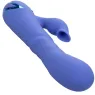 Vibratore e stimolatore a suzione LA LOVE blu Calexotics con movimento va-e-vieni e aspirazione per clitoride