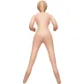 Poupée gonflable CalExotics Girl Next Door avec trois orifices, vue d'ensemble du corps grandeur nature en PVC souple