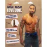 Poupée gonflable grandeur nature CalExotics Mail Man Love Doll avec visage multicolore et bite texturée