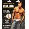 Muñeca inflable LOVE DOLL CALEXOTICS 14 cm con entrenador personal, rostro multicolor, PVC sin ftalatos