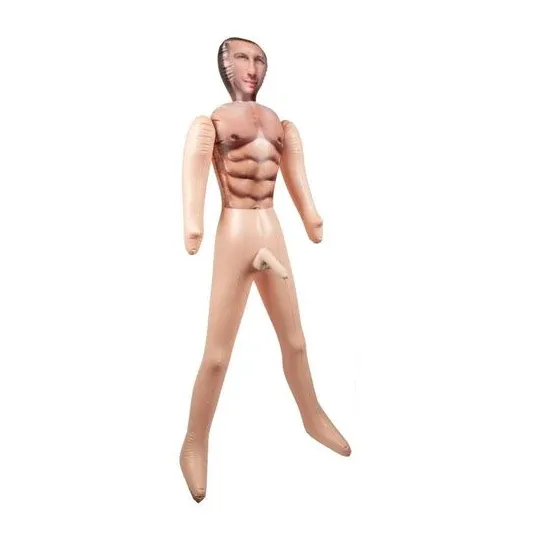 Poupée gonflable LOVE DOLL CALEXOTICS 14 cm avec entraîneur personnel, visage multicolore, PVC sans phtalates