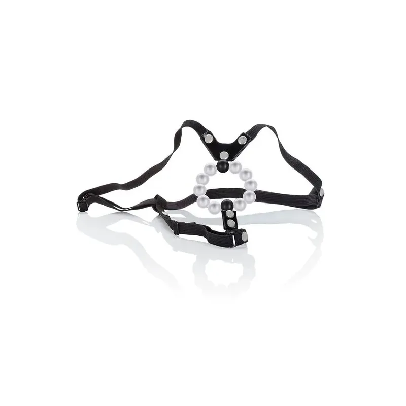 Calexotics string ajustable con perlas de placer para estimulación en pareja
