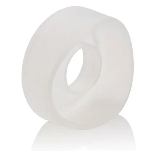 Manchon de pompe en silicone transparent Calexotics – accessoire confortable s'adaptant aux cylindres jusqu'à 3 pouces