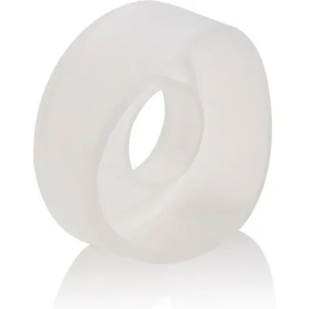 Manchon de pompe en silicone transparent Calexotics – accessoire confortable s'adaptant aux cylindres jusqu'à 3 pouces