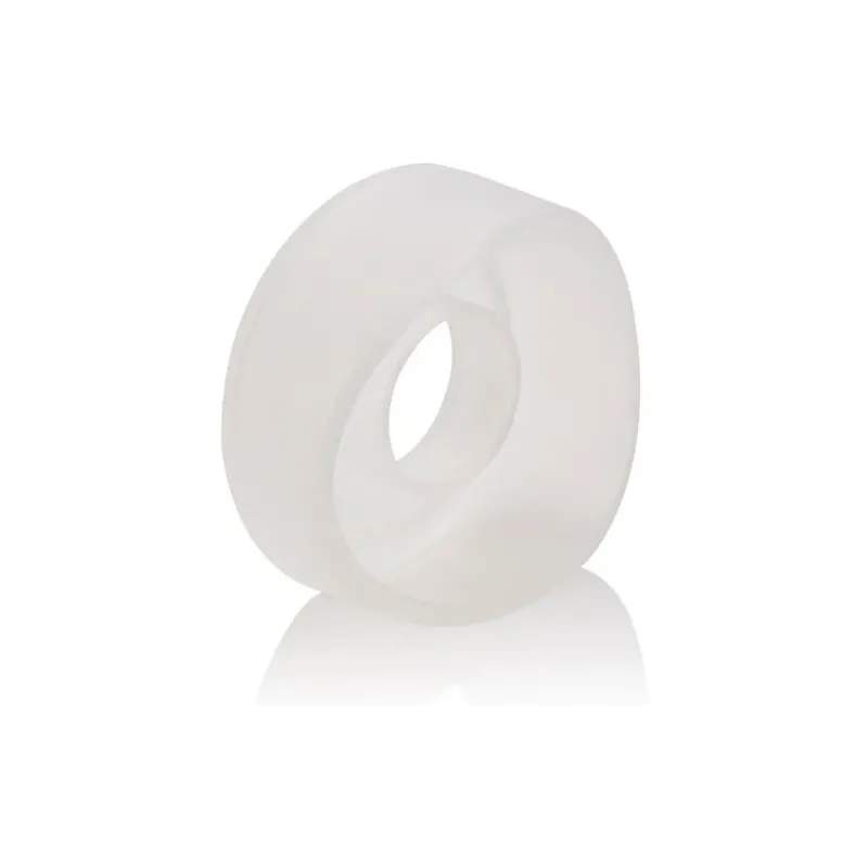 Manchon de pompe en silicone transparent Calexotics – accessoire confortable s'adaptant aux cylindres jusqu'à 3 pouces