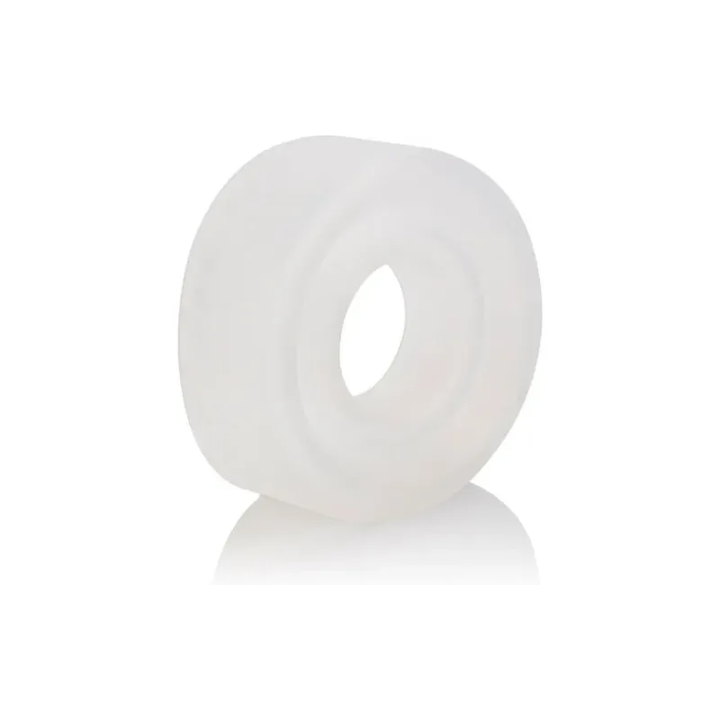 Manchon de pompe en silicone transparent Calexotics – accessoire confortable s'adaptant aux cylindres jusqu'à 3 pouces