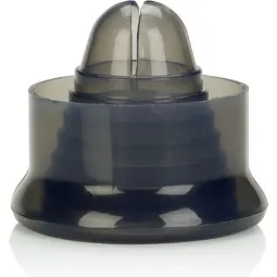Universal silicone pump sleeve in black by Calexotics, compatible with pumps up to 8 cm diameter.