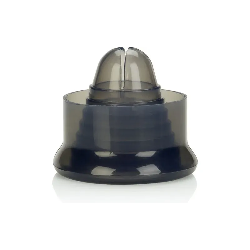Universal silicone pump sleeve in black by Calexotics, compatible with pumps up to 8 cm diameter.