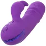 Vibrateur rabbit violet double stimulation silicone CalExotics Manhattan Beach Marvel rechargeable étanche