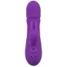 Vibrateur rabbit violet double stimulation silicone CalExotics Manhattan Beach Marvel rechargeable étanche