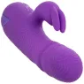 Vibrateur rabbit violet double stimulation silicone CalExotics Manhattan Beach Marvel rechargeable étanche