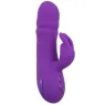 Vibrateur rabbit violet double stimulation silicone CalExotics Manhattan Beach Marvel rechargeable étanche