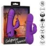 Vibrateur rabbit violet double stimulation silicone CalExotics Manhattan Beach Marvel rechargeable étanche