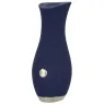 Vibrateur tulipe bleu CALEXOTICS compact, 10 modes vibration, silicone doux, design ergonomique.