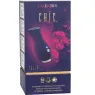 Vibrateur tulipe bleu CALEXOTICS compact, 10 modes vibration, silicone doux, design ergonomique.