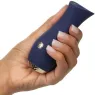 Vibrateur tulipe bleu CALEXOTICS compact, 10 modes vibration, silicone doux, design ergonomique.