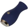 Vibrateur tulipe bleu CALEXOTICS compact, 10 modes vibration, silicone doux, design ergonomique.
