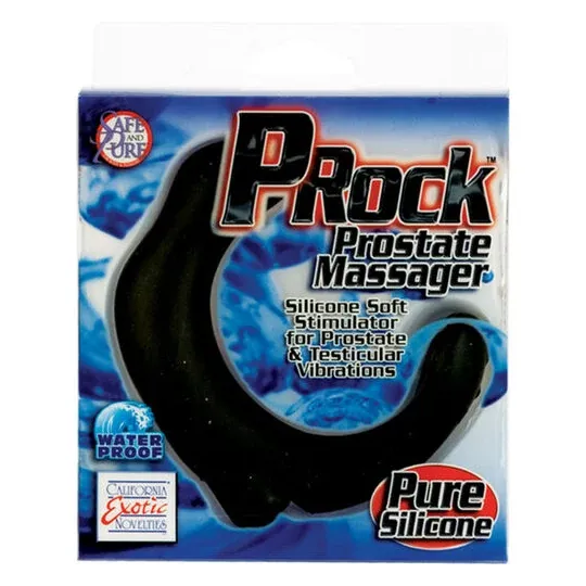 Masseur de prostate vibrant Calexotics P-Rock, forme ergonomique et vibrateur amovible pour stimulation ciblée.