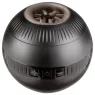 Masturbateur vibrant Calexotics à compression ajustable, noir, étanche, rechargeable, forme ergonomique sphérique.