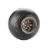 Masturbatore vibrante Calexotics a compressione regolabile, nero, impermeabile, ricaricabile, forma ergonomica sferica.