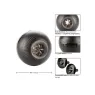 Masturbatore vibrante Calexotics a compressione regolabile, nero, impermeabile, ricaricabile, forma ergonomica sferica.