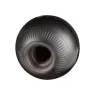 Masturbatore vibrante Calexotics a compressione regolabile, nero, impermeabile, ricaricabile, forma ergonomica sferica.