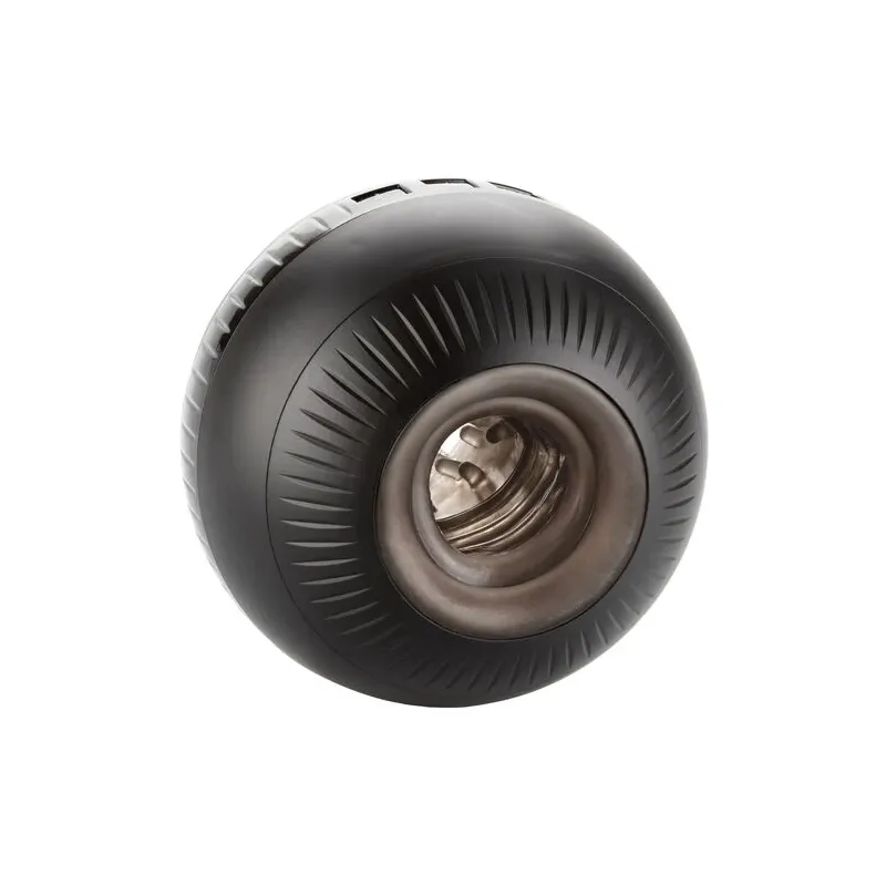 Vibrating male masturbator Calexotics with pressure-sensitive compression, black, waterproof, rechargeable, ergonomic ball shape