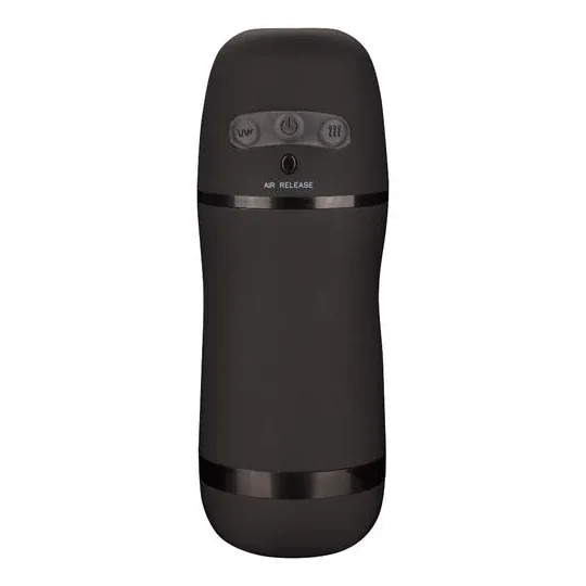 Calexotics Optimum Power Pulsar Stroker masturbateur vibrant à aspiration violet, étanche avec manchon amovible
