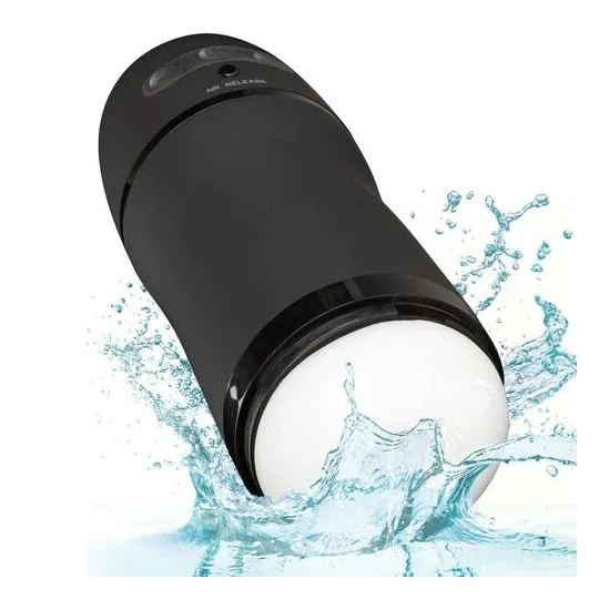 Calexotics Optimum Power Pulsar Stroker masturbateur vibrant à aspiration violet, étanche avec manchon amovible