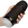 Calexotics Optimum Power Pulsar Stroker masturbateur vibrant à aspiration violet, étanche avec manchon amovible
