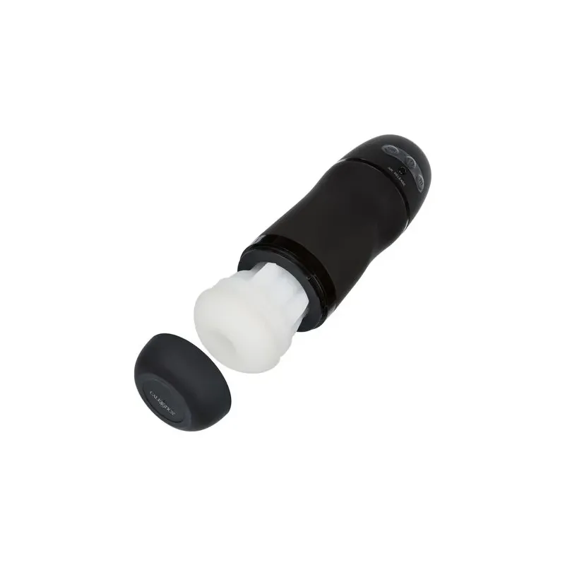 Calexotics Optimum Power Pulsar Stroker masturbateur vibrant à aspiration violet, étanche avec manchon amovible