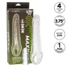 Extenseur de pénis transparent réglable MAXX Calexotics tête ultra-douce 9,5 cm et butées ajustables.