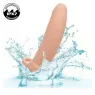 Doppelpenetrator dick Calexotics Maxx Thick in Hautfarbe mit 10 Vibrationsmodi und Hodensackring