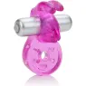 Calexotics Micro Vibe Arouser Lapin Penisring Vibrator rosa aus TPR mit Klitorisstimulator Hase